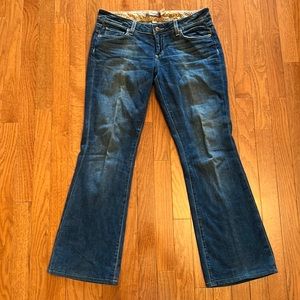 Paige denim pants size 28 straight leg low rise jeans